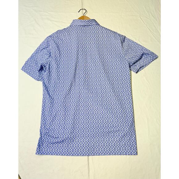 Ralph Lauren RLX golf polo shirt Mens size M Turtleson all over print lot of 2 - Picture 10 of 13